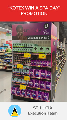 Kotex win a spa day, St. Lucia