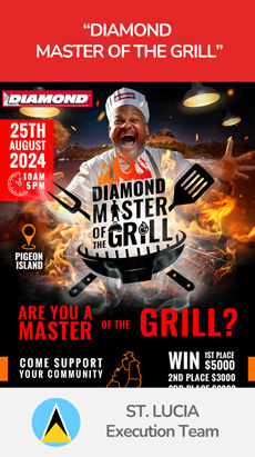 Diamond master of the grill, St. Lucia