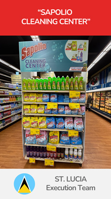 Sapolio cleaning center, St. Lucia